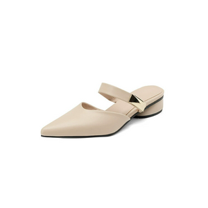 Small Feet Pointy Toe One Strap Slip On Sandals FS103