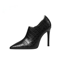 Small Feet Printed Leather High Heel Shoes FS291