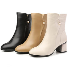 Small Feet Side Zipper Ankle Boots DS108