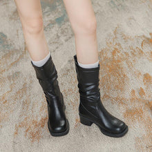 Small Feet Size 3 Hidden Heel Mid Calf Boots MS313