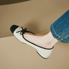 Small Feet Square Toe Flat Heels MS265
