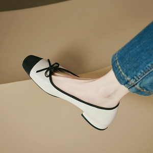 Small Feet Square Toe Flat Heels MS265