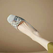 Small Feet Square Toe Flat Heels MS265