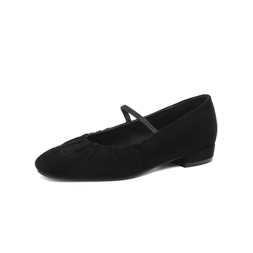 Small Feet Square Toe Flat Shoes MS302