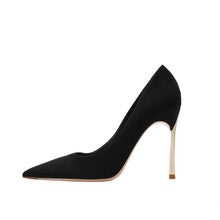 Small Feet Suede Metallic Heel Pump Shoes AW2633