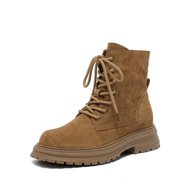 Small Feet Thicksole Lace Up Ankle Boots FS269