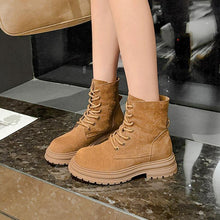 Small Feet Thicksole Lace Up Ankle Boots FS269