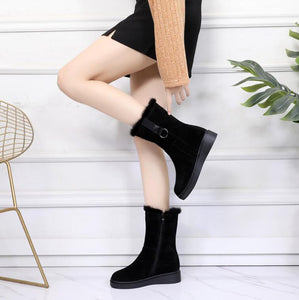 Small Feet Thicksole Mid Calf Boots DS12