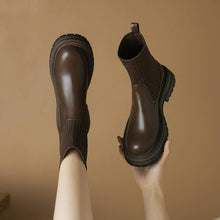 Small Feet Thicksole Slip On Ankle Boots FS205