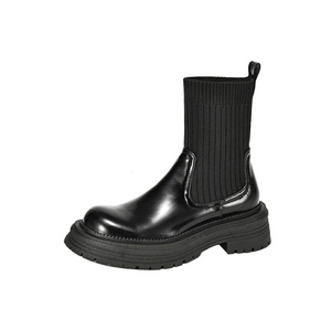 Small Feet Thicksole Slip On Ankle Boots FS205