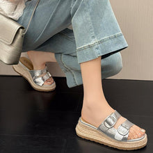 Small Feet Two Straps Wedge Sandal Shoes SS27128