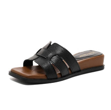 Small Feet Wedge Square Toe Sandal Shoes SS2785