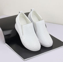 Small Feet White Leather Inner Heel Shoes SS27124