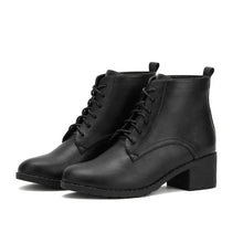 Small Feet Women's Block Mid Heel Ankle Boots MS393