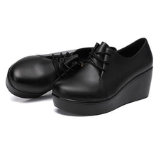 Small Feet Women's Platform Wedge Heel Work Shoes BS393