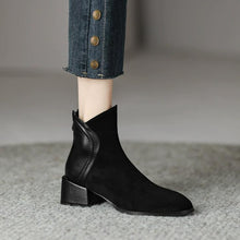 Small Size 2 Suede Ankle Boots For Women FS308