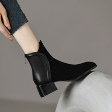 Small Size 2 Suede Ankle Boots For Women FS308