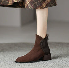 Small Size 2 Suede Ankle Boots For Women FS308