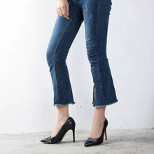 Small Size Leather Heels For Ladies DS97
