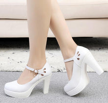 Small Size Mary Jane Closed Toe Heels GS30