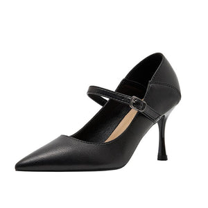 Small Size Pointy Mary Jane Pump Shoes ES121