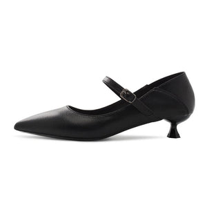 Small Size Pointy Mary Jane Pump Shoes ES121