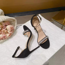 Small Size Rhinestone Shoes For Ladies BS310