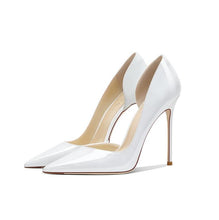 Small Size Side Empty Patent Heels GS56