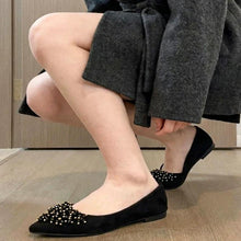 Small Size Suede Flat Shoes For Women AW2657