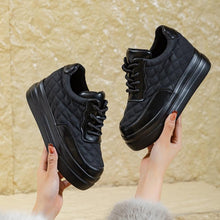 Small Size Thicksole Leather Casual Shoes FS263