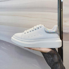 Small Size Thicksole White Sneakers ES82