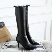 Small Size Under Knee Pointy Long Boots AP173