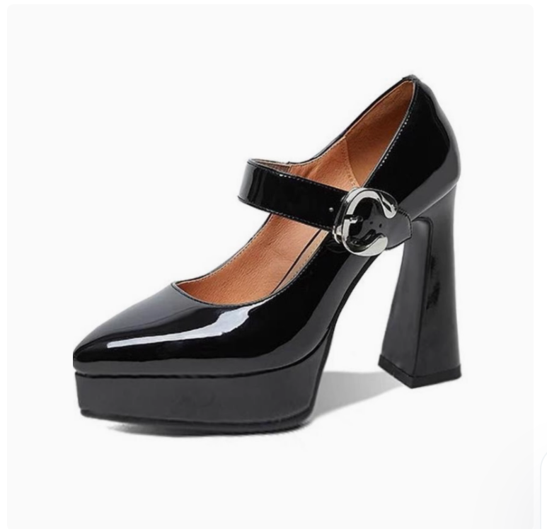 Petite Feet Platform Strap Chucky High Heel TS204 - AstarShoes