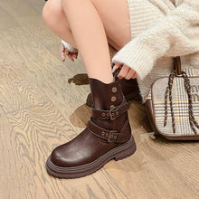 Thicksole Short Boots For Small Feet Women FS242