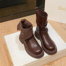Thicksole Short Boots For Small Feet Women FS242