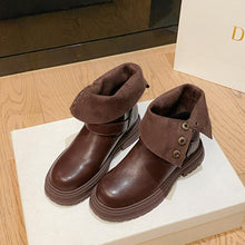Thicksole Short Boots For Small Feet Women FS242