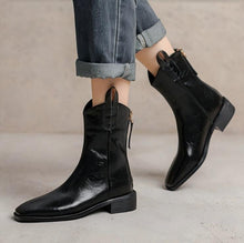 Western Style Short Boots For Small Feet Women FS157