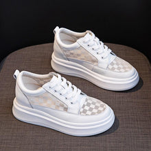 White Breathable Casual Shoes For Petite Feet Women MS13