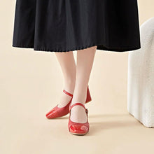 Women's Mary Jane Pumps With Top Cap ES91