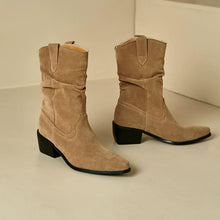 Women's Petite Block Heel Short Boots FS332