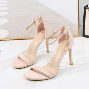 Women's Petite Feet Ankle Strap Heels FS148