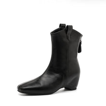 Women's Petite Feet Back Zipper Ankle Boots AW2689