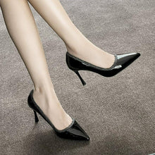 Women's Petite Feet Heeled Patent Shoes FS228