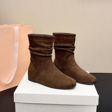 Women's Petite Feet Inner Wedge Heel Short Boots AW2687