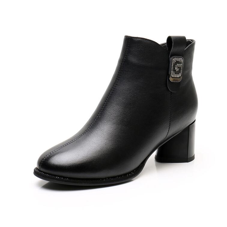 Women's Petite Feet Leather Short Boots DS50 US2(eu32)=UK13(210mm) / Black Leather Women's Petite Feet Leather Short Boots DS50 US2(eu32)=UK13(210mm) / Black Leather