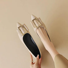 Women's Petite Feet Pointy Flat Shoes FS327