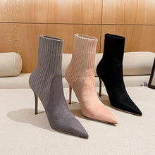 Women's Petite Feet Pointy High Heel Boots AW2635