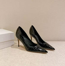Women's Petite Feet Printed Patent Heels AW2632