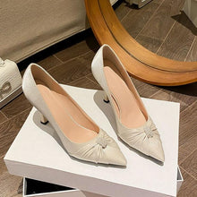 Women's Petite Feet Satin Pump Shoes AW2650