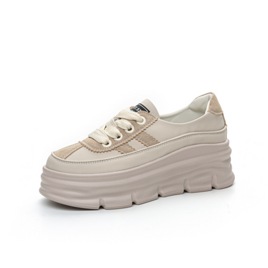 Women's Petite Feet Thicksole Leather Shoes FS262